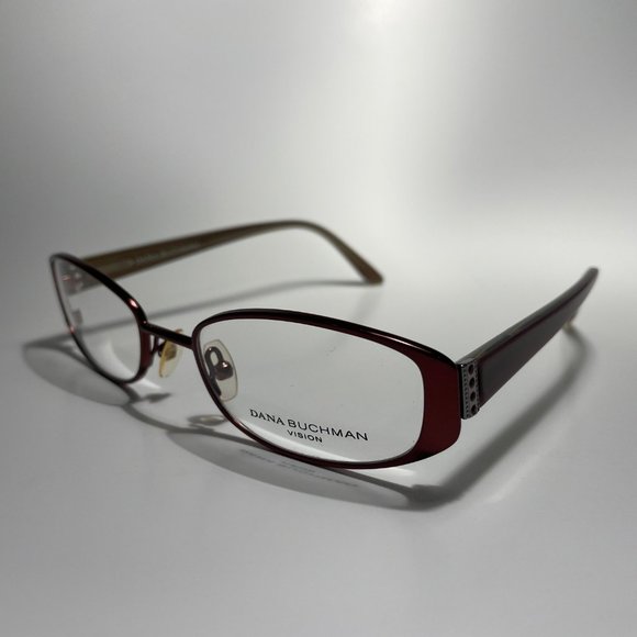 New DANA BUCHMAN Eyeglasses Jonie Burgundy Size 49-19-133 - Picture 8 of 16